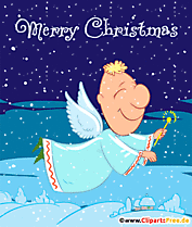 Engel zu Weihnachten Gif Clipart gratis