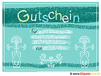 Gutschein ausdrucken Vorlage kostenlos