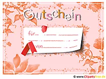 Gutschein Vorlage gratis herunterladen und drucken