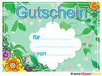 Gutschein Vorlage zum Download Gutschein Vorlage zum Download