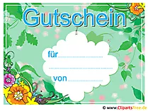 Gutschein Vorlage zum Download