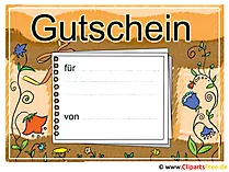 Gutschein Vorlagen drucken