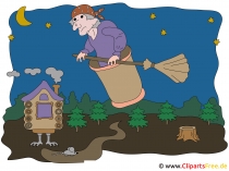 Clipart-Bild Baba Yaga