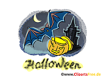 Fledermaus zu Halloween - Cliparts, Bilder, Grusskarten, Vorlagen für Einladungen Fledermaus zu Halloween - Cliparts, Bilder, Grusskarten, Vorlagen für Einladungen