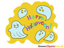 Gespenster Cliparts zu Halloween