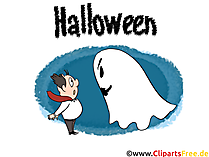 Halloween Einladungskarten basteln mit Gespenster - CLipart, Bild, Cartoon Halloween Einladungskarten basteln mit Gespenster - CLipart, Bild, Cartoon