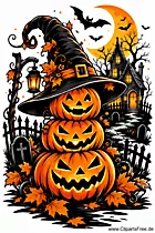 Clip Art zu Halloween kostenlos