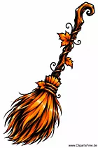 Hexenbesen Clip Art kostenlos