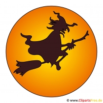 Clipart de bruxa