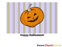 Kürbis Cartoon zu Halloween