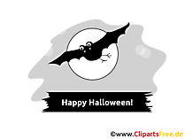 ledermaus Clip Art zu Halloween