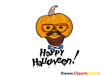 Lustiger Kürbis Clipart, Bild, Cartoon zu Halloween