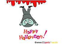 Lustiger Vampir Clipart, Bild, Cartoon zu Halloween