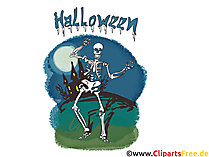 Skelett Clipart -Bilder, Grusskarten, Vorlagen für Einladungen zu Halloween Skelett Clipart -Bilder, Grusskarten, Vorlagen für Einladungen zu Halloween