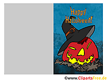 Template undangan pesta Halloween