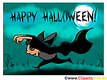 Gratis Grusskarte Halloween
