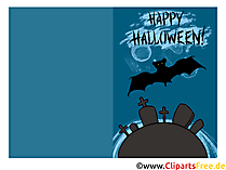 Halloween Vorlagen Einladungskarten zum Ausdrucken