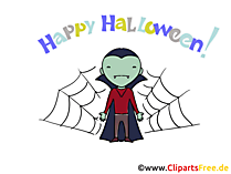 Halloweenkarte Happy Halloween kostenlos versenden