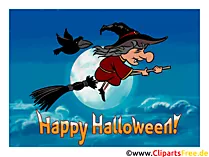 Kartu ucapan Halloween gratis secara online