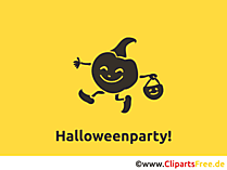 Kostenlose Einladung zur Halloweenparty
