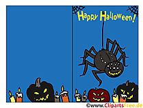 Kostenlose Einladung zur Halloweenparty zum Ausdrucken