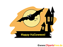 Kostenlose elektronische Grusskarte zu Halloween