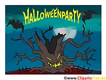 Kostenlose Halloween Grusskarten online verschicken