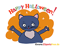 Schwarze Katze eCard online verschicken ohne Registrierung