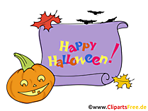 Witziger Kürbis Clipart, Bild, Cartoon zu Halloween