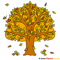 Baum Clip Art - Herbst Bilder gratis