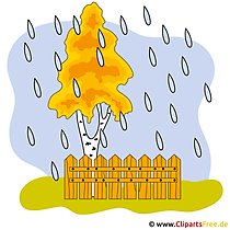 Birke Clipart - Herbst Bilder gratis