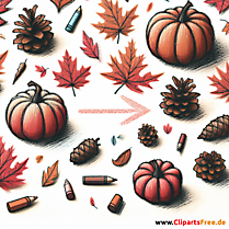 Clipart Herbst kostenlos herunterladen