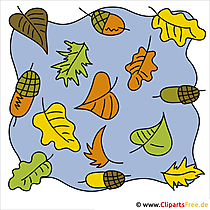 Eikenloof Clipart - Gratis herfstafbeeldingen