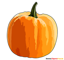 Garten Bild Kürbis im Herbst