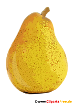 Gelbe Birne Clipart, Illustration, Bild transparent