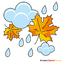 Autumn afbeeldingen - Regen clipart gratis