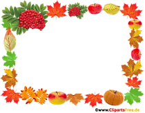 Herbst Fotorahmen, Bildrahmen, Zierrahmen PNG durchsichtigt