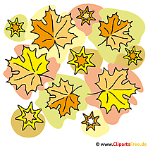 Autumn Wallpaper - Maple Leaves Clipart