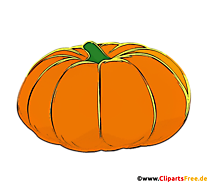 Illustration Kürbis mit transparentem Hintergrund