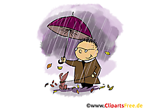 Kostenlos Bilder downloaden zum Thema Herbst, Spazieren im Regen