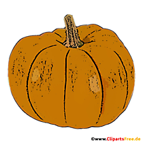 Kürbis Comic-Bild, Clip Art, Bild