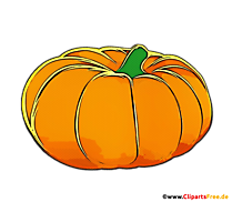 Kürbis Illustration, Grafik, Cartoon