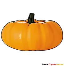 Kürbis im Herbst Clipart, Bild, Illustration