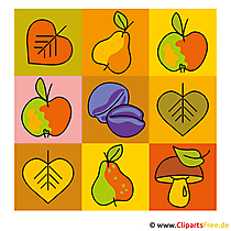 Herbst Bilder mit Obst gratis
