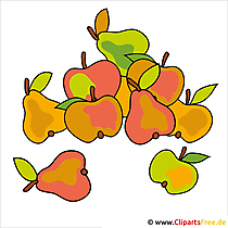 Fruit, oogst, tuin Clipart - gratis herfstafbeeldingen