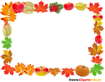 Rahmen für Bilder zum Erntedankfest PNG-Clipart
