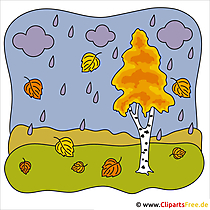 Rain Clipart - Autumn pictures