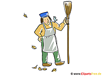 Strassenfeger Bild, Clipart, Image, Illustration