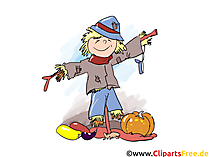 Vogelscheuche Bild, Illustration, Clipart, Grafik zum Herunterladen