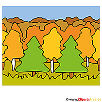 Forest Clipart - Herfstafbeeldingen gratis